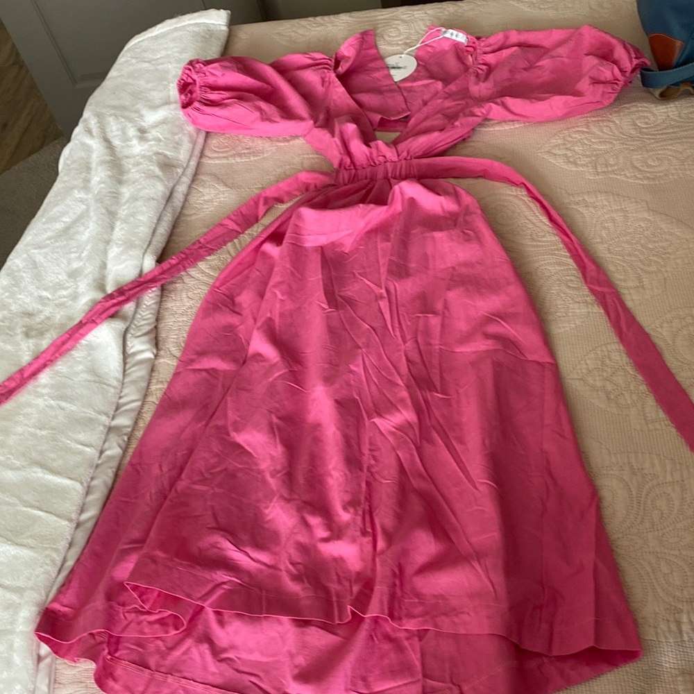 Esther and Co. Pink Pauline Dress Size Small NWT never worn